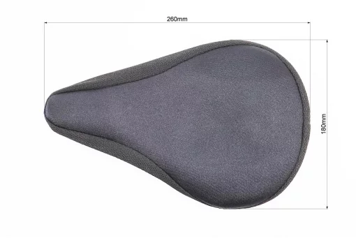 Чехол на сиденье, с гелевой вставкой, чёрный HD-004, FIX-210394