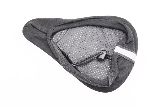 Чехол на сиденье, с гелевой вставкой, чёрный HD-008, FIX-210395