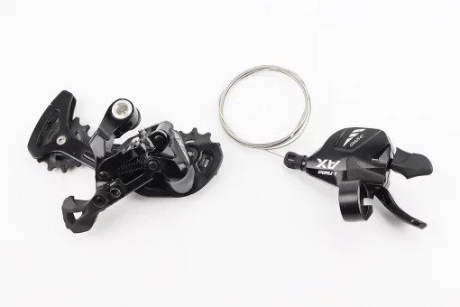 Комплект перемикання (групсет) 1x13 швидкостей, чорні AX, 2 деталі, FIX-210406