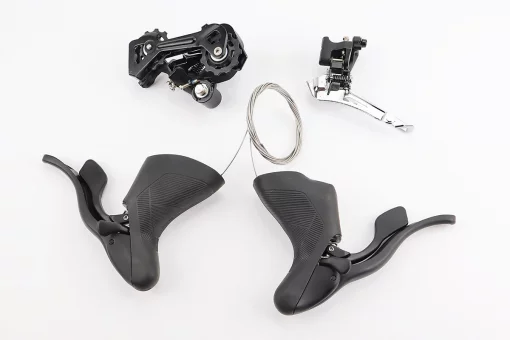 Комплект перемикання (групсет) 2x8 швидкостей, чорні R3, 4 деталі, FIX-210410