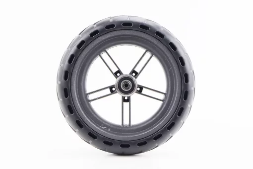 Колесо заднє 8,5" алюмінієве з стільниками для амортизації, пром-підшипники (12х28х8) 6001 2RS, Disk-brake, FIX-210425