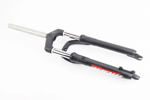 Вилка 26" амортизационная, без резьбы 1-1/8" (28,6мм), шток 240мм, с ходом 60мм, Disk-brake, чёрная N791, FIX-210196