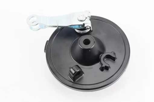 Крышка барабана тормозного (перед) + колодки E-Delta, FIX-210117