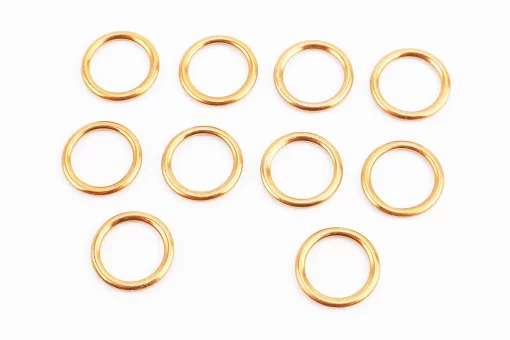 Прокладка глушника кругла (під гол. циліндра) "метал" 23x30mm, к-кт 10шт, FIX-210423