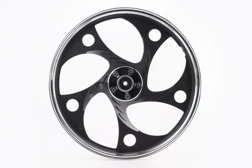 Диск передний литой 1,4-17" ACTIVE "волна", черный "под дисковый тормоз" (ось 12мм), FIX-320015