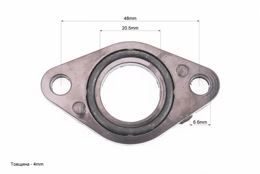 Прокладка патрубка карбюратора (пластмасса) + манжет к-кт, FIX-998699
