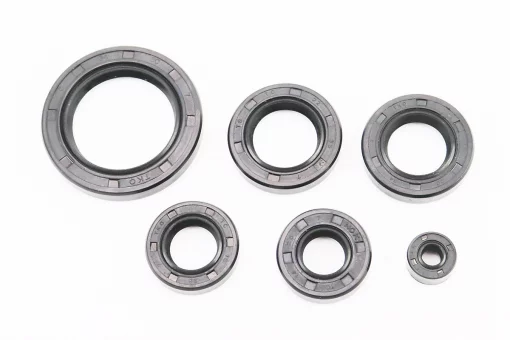 Сальники к-кт 6шт (6,5x14,5x7; 14x28x7; 16x28x7; 20x34x7; 22x35x7; 34x50x7) двигателя, CB/CG-150cc, FIX-508116