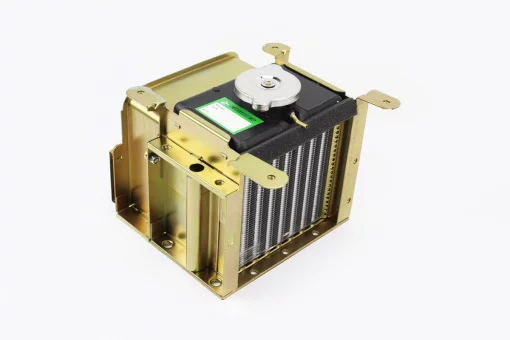 Радиатор R190N (алюминий), круглые соты, с кронштейнами облицовки, FIX-604585