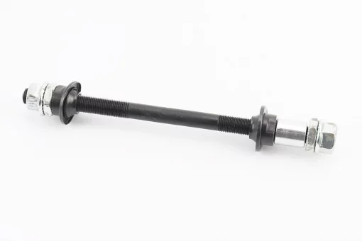 Ось задняя MTB M10х170мм в сборе, под гайку, чёрная, FIX-403938