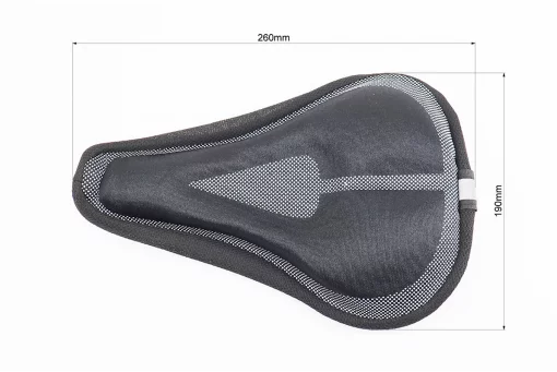 Чехол на сидение, с мягкой поролоновой вставкой, чёрно-серый, FIX-409469