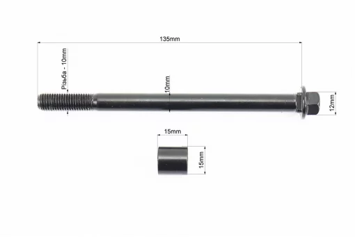 Ось переднего колеса в сборе CR-2, FIX-209948