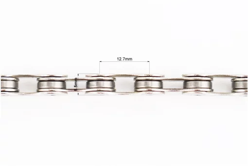 Ланцюг приводний 1/2х11/128х126L 12 швидкостей, сріблястий SX12, FIX-210358