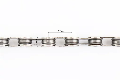 Ланцюг приводний 1/2х11/128х118L 12 швидкостей, сріблястий 20H, FIX-210375