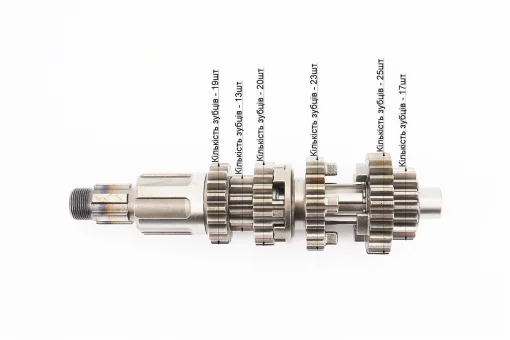 Коробка передач (два вала с шестернями) СВ-125/150cc тип 2, FIX-210427