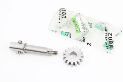 Вал ручного стартера с резьбой+шестерня Z-15 к-кт R175A/R180NM, FIX-210239