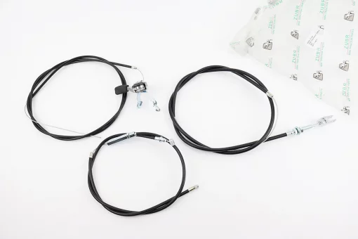 Троса к-кт 4шт, газа (трос 178см; кожух 148см), зчеплення (трос 158см; кожух 117см), диференціала (трос 102см; кожух 93см) + ричаг