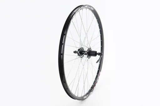 Колесо 26" заднее Disk-brake, обод "капля" и втулка 14Gx36H алюминиевые, под кассету 8-9зв, крепл. эксцентрик, "RECE26",