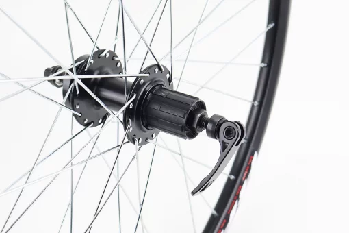 Колесо 26" заднее Disk-brake, обод "капля" и втулка 14Gx36H алюминиевые, под кассету 8-9зв, крепл. эксцентрик, "RECE26",