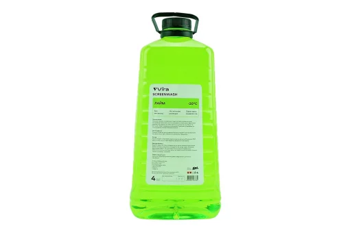 Жидкость для чистки стекол -20&deg;С (в бачок омывателя) "Лайм", зелёная 4L, FIX-210519