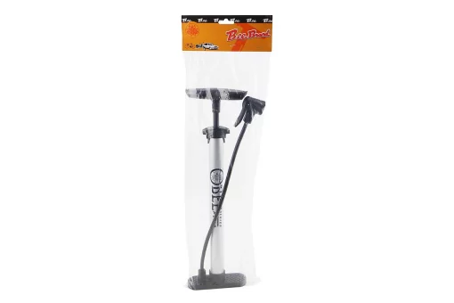 Насос ручной "напольный" стальной, под штуцера Schrader&amp;Presta, P32-02, FIX-210554