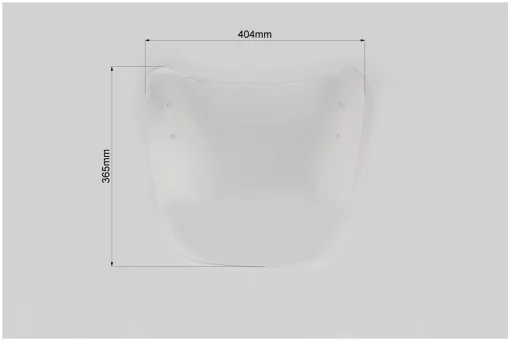 Стекло ветровое 36,5х40,5см (2,8мм), FIX-337225