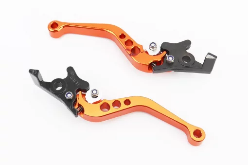 Важелі керма к-кт TUNING з регулюванням натискання (диск гальмо), оранжеві, ЗЧ-СКУТЕР, YQ-354390