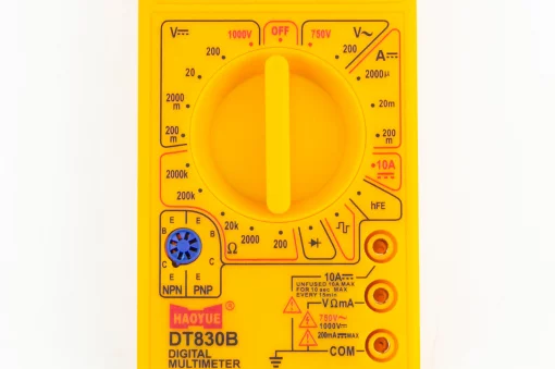 Мультиметр цифровой с генератором прямоугольных импульсов, жёлтый DT-830В, ЕЛЕКТРОНІКА і компоненти, YQ-366104
