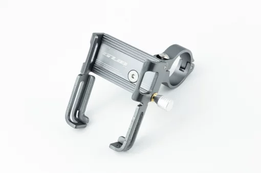 Держатель телефона на руль алюминиевый, ширина 55-100мм регулируемая, серый P10, ВЕЛОАКСЕСУАРИ, YQ-414040