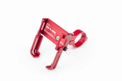 Держатель телефона на руль алюминиевый, ширина 55-100мм регулируемая, красный P10, ВЕЛОАКСЕСУАРИ, YQ-414039