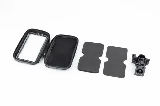 Держатель-чехол телефона (L) 155х85х30мм на руль, сенсорная плёнка, влагозащитный, быстросъёмный, регулируемый PH-01,