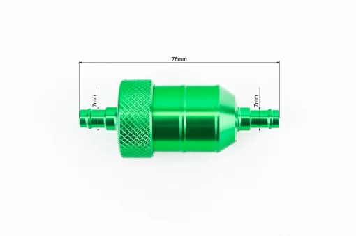 Фильтр топливный разборной алюминиевый (элемент-бумага), зелёный, РІЗНЕ, YQ-354966