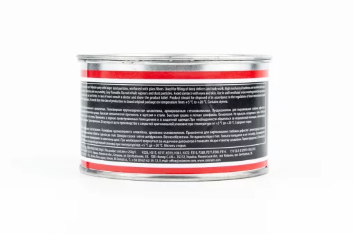 Шпаклёвка среднезернистая полиэфирная со стекловолокном, зелёная "GLASS", 250g, МОТОХІМІЯ, YQ-304735