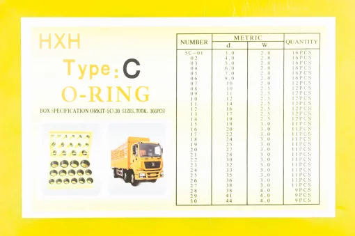 Набір манжетів 366шт різних розмірів у пластиковому боксі, Витратні матеріали, YQ-332177