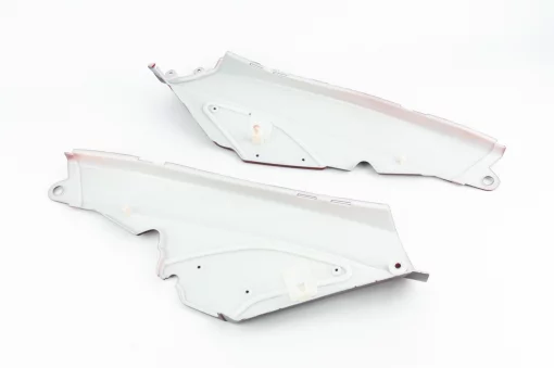 Пластик-бічний середній лівий, правий к-кт 2шт, бордовий з наліпками, ACTIVE, YQ-320415