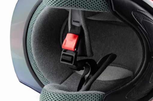 Шлем открытый HF-210 S, красный, ШОЛОМИ, YQ-330637