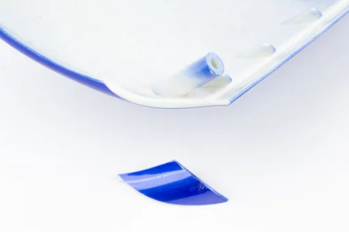 УЦЕНКА RACE Пластик-руля верхний Race1,3 под спидометр "овал", светло-синий+ветровик тип 1 (мелкие царапины, отломан маленький