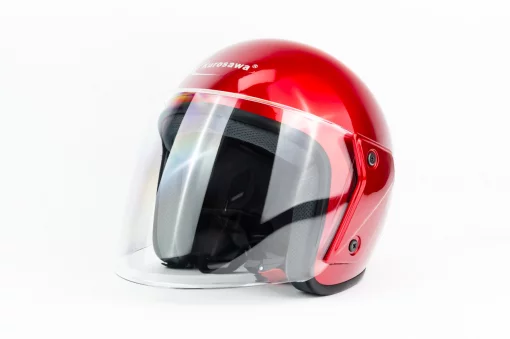 Шлем открытый U-122 M, красный глянец, ШОЛОМИ, YQ-360461