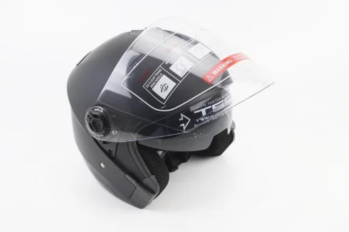 Шлем открытый с очками 707 S, чёрный матовый, ШОЛОМИ, YQ-360081