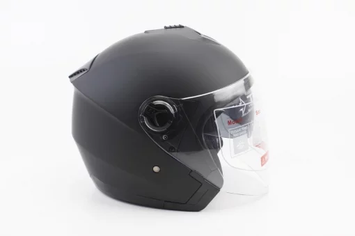 Шлем открытый с очками 707 S, чёрный матовый, ШОЛОМИ, YQ-360081