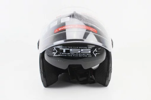 Шлем открытый с очками 707 S, чёрный матовый, ШОЛОМИ, YQ-360081