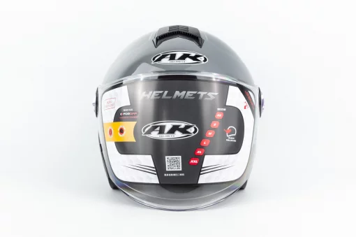 Шолом відкритий з окулярами AK-720, сірий "MONDSTEIN GREY", ШОЛОМИ, YQ-330981