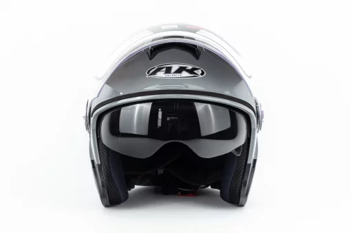 Шолом відкритий з окулярами AK-720, сірий "MONDSTEIN GREY", ШОЛОМИ, YQ-330981