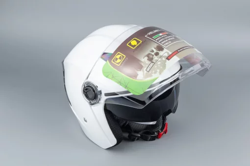 Шлем открытый с очками МТ 606 S, белый, ШОЛОМИ, YQ-360503