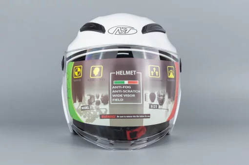 Шлем открытый с очками МТ 606 S, белый, ШОЛОМИ, YQ-360503