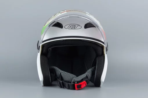 Шлем открытый с очками МТ 606 S, белый, ШОЛОМИ, YQ-360503