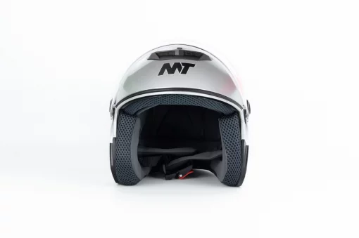 Шлем открытый с очками МТ 858 S, серый, ШОЛОМИ, YQ-360509