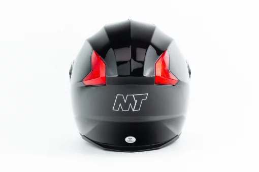 Шолом відкритий з окулярами МТ 858 S, чорний глянець, ШОЛОМИ, YQ-360510