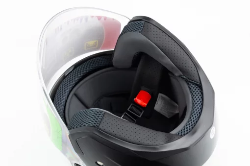 Шолом відкритий з окулярами МТ 858 S, чорний глянець, ШОЛОМИ, YQ-360510