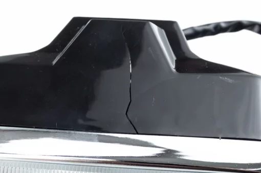 УЦІНКА Viper-125-150J Фара передня в зборі Китай "подвійна" 180x120мм без фішки (лопнув пластик корпусу згори див фото),