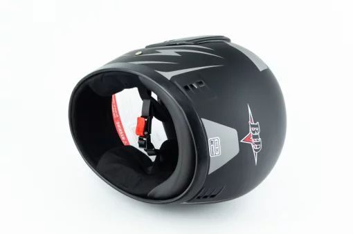 Шлем интеграл BLD-825A S (55-56см), чёрно-серый мат, ШОЛОМИ, YQ-360498